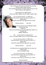 English Worksheet: Bruno Mars 