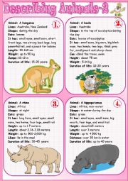 Describing Animals 2