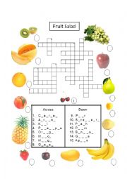 English Worksheet: Fruit Salad