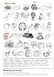 English Worksheet: FOOD 