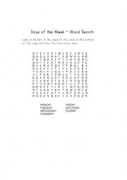 Days of the week