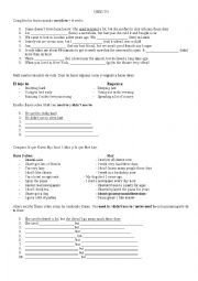 English Worksheet: Used to