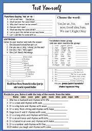 English Worksheet: Test 