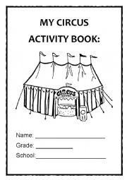 English Worksheet: Circus Activity Booklet