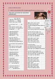 English Worksheet: I wanna to know what Love is