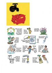 English Worksheet: water scarcity