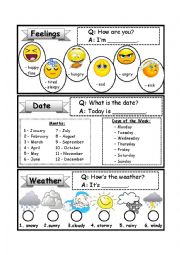 Daily Routine Introduction Worksheet