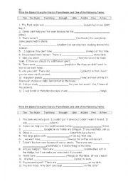 English Worksheet: Too Enough Little Few -- Fill in the Blanks