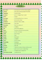 English Worksheet: SYNONYMS 3