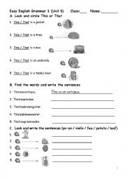 English Worksheet: The prons