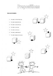 English Worksheet: PREPOSITIONS