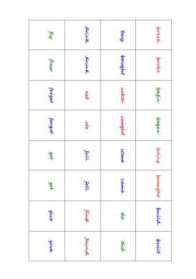 Irregular Verbs MEMORY GAME