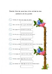 English Worksheet: Past Simple