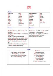 English Worksheet: Phonetic exercises to train TH
