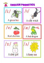 English Worksheet: English phonetics part I 