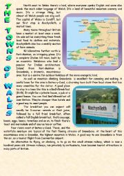 English Worksheet: The towns of Wales