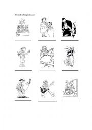 English Worksheet: Occupations