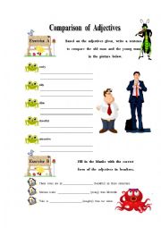 English Worksheet: comparison