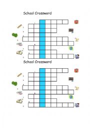 school  crossword