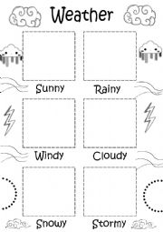 English Worksheet: The Weather 