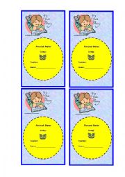 Templates for PUPILS PERSONAL DIARY ENTRIES