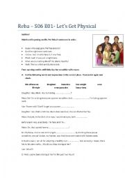 English Worksheet: Reba - Lets Get Physical