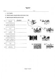 English Worksheet: Sports