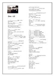 ONE BY U2 - SONGS AND EXERCISES