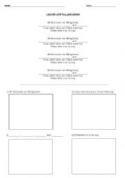 English Worksheet: Fall (Autumn)