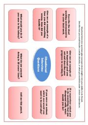 English Worksheet: Situational Interview Questions