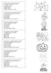 English Worksheet: Fall (Autumn)