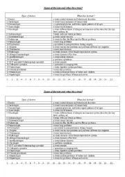 English Worksheet: Types Of Doctors