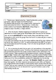 English Worksheet: end of term test 1st form reuploaded because of watermarked pictures