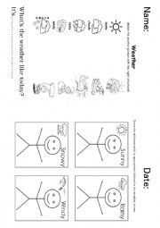 English Worksheet: Weather 5