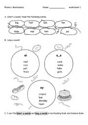 Phonics_a, ai, ay, a_e