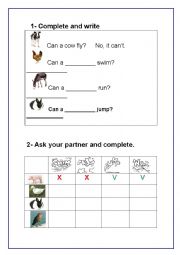 English Worksheet: Farm Animals