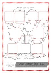 English Worksheet: Family tree