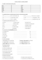 English Worksheet: past simple worksheet