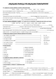 English Worksheet: present simple - present continuous
