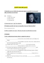 English Worksheet: Film : Sleepy Hollow