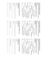 English Worksheet: Second conditional mini-test