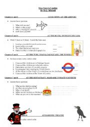 English Worksheet: LISA GOES TO LONDON