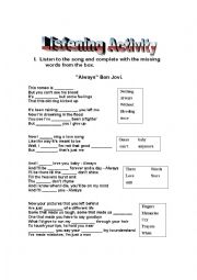 English Worksheet: 