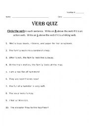 Verb Quiz