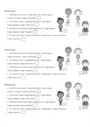 English Worksheet: Read and match