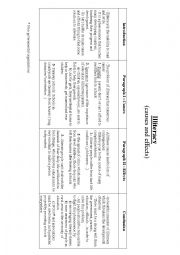 English Worksheet: Writing (illiteracy) 