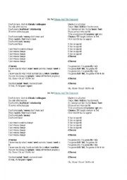 English Worksheet: Oh, No! by Marina and the Diamonds