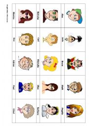 English Worksheet: People Descriptions Whos Who?