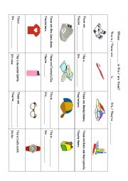 English Worksheet: Possessive pronouns information gap