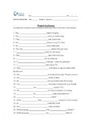 English Worksheet: English Test
